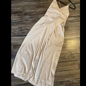 Beautiful long beige/golden dress